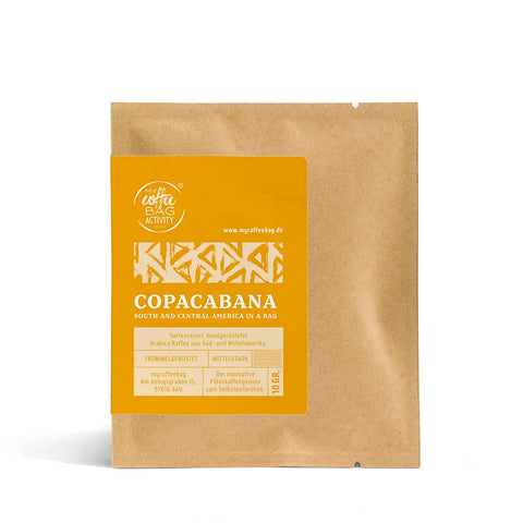 De magefrëndleche Süd- a Mëttelamerikaner: Drip Coffee Bag Copacabana (MyTastebox)