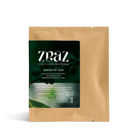 De mëttelstarke Mexikaner aus dem Héichland: Drip Coffee Bag ZEAL No 1 (MyTastebox)