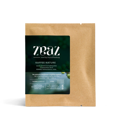 Kaffi aus den peruaneschen Anden: Drip Coffee Bag ZEAL NATURE
